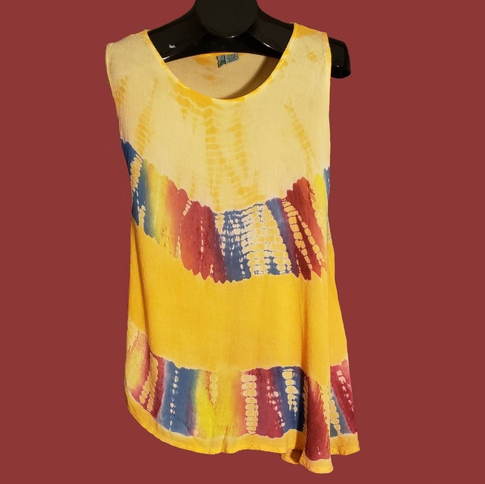 Kaaku Free Size Tie dye Tank top